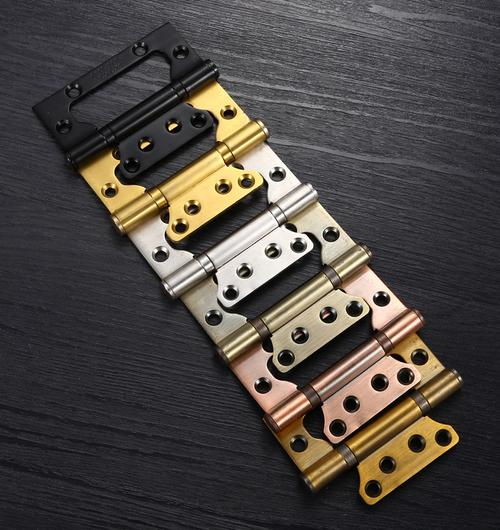 304不銹鋼子母合頁(yè)黑色鏈鉸免開(kāi)槽木門(mén)房門(mén)古銅4寸5寸3片門(mén)吸合頁(yè) 4*3