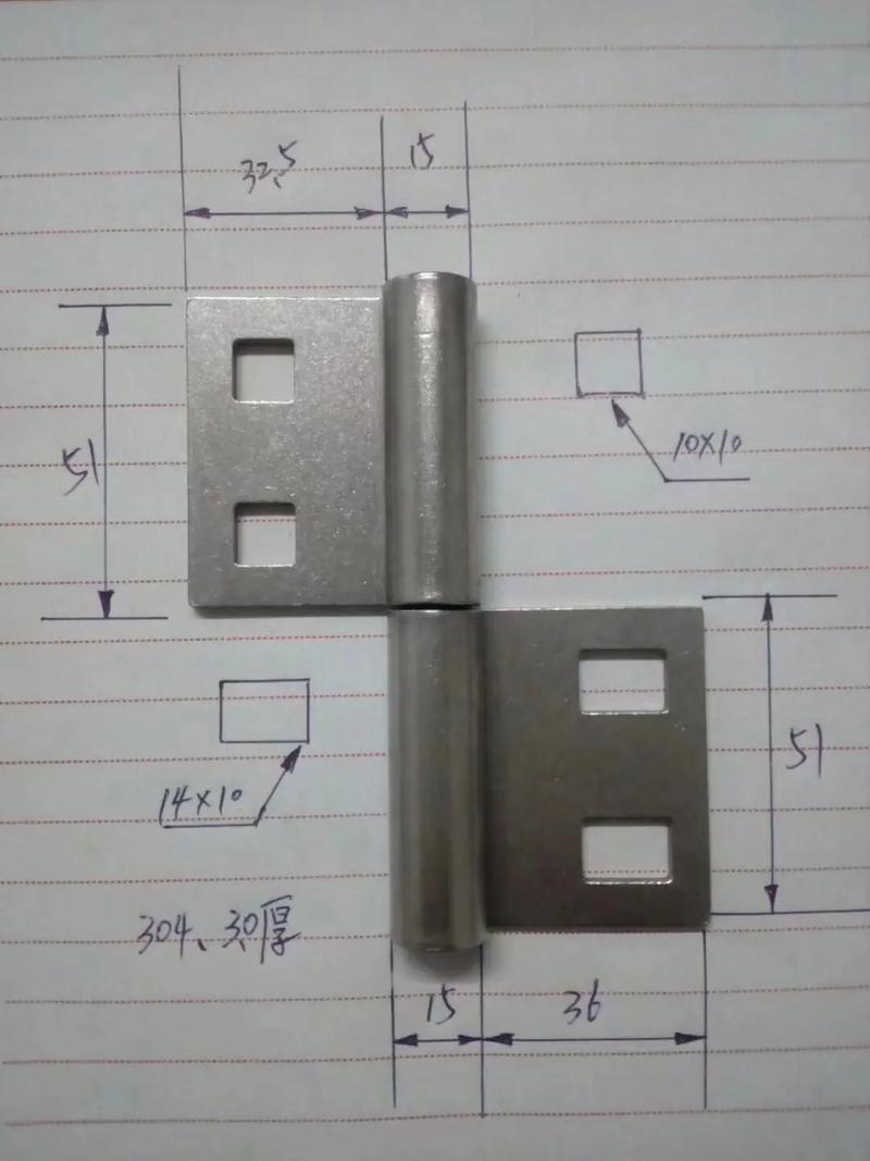5mm加厚304不銹鋼焊接旗形合頁鉸鏈 解讀234寸脫卸重型無孔可調合頁的卓越性能與應用